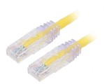 Patch cord galben TX6 PLUS U/UTP 0,5m 24AWG
