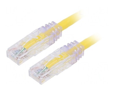 Patch cord galben TX6 PLUS U/UTP 0,5m 24AWG foto