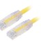 Patch cord galben TX6 PLUS U/UTP 0,5m 24AWG