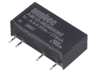 Convertor DC/DC 2W 5V la 24V SIP7 foto