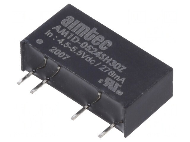 Convertor DC/DC 2W 5V la 24V SIP7