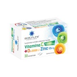 VITAMINA C 1000MG +D3 2000UI + ZINC 15MG 30CPR, HELCOR