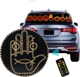 Lampa LED auto cu gesturi, 8 moduri, pe baterii, cu telecomanda, 17 cm