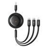 Cablu 3in1 Fast Charging 100W, 1.1m Baseus P10368700111-03