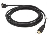 Cablu HDMI 2.0 HDCP 2.2 1.5m 270&deg;, Goobay