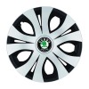Set 4 Capace Roti Top Gri-Negru R17, Compatibil Cu Skoda, Autohelix MSA