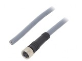 Cablu de conectare M8 4 pini 5m 36VAC 2,2A PUR