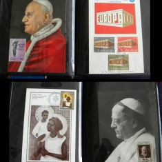 Album Vatican 1959-1970 - Colectie 42 maxicarduri + 53 plicuri jubiliare rare