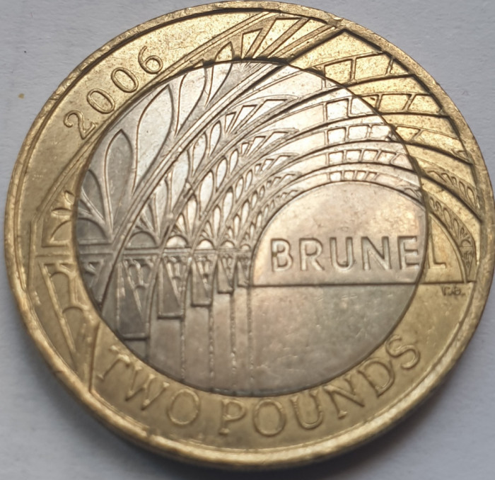 Monedă 2 pounds 2006 Marea Britanie, Paddington Station, km#1061