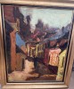 U/p de Maria Jarda - Asfințit &icirc;n Sighisoara, Natura, Ulei, Altul