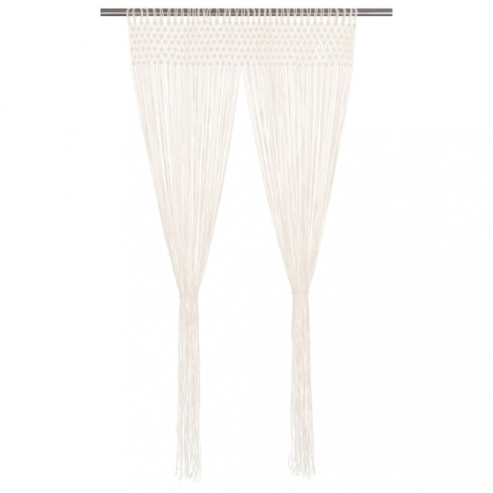 Gossi perdea macrame, 140 x 240 cm, bumbac