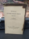 N. Razmiritza, docteur en droit, Essai d&#039;Economie Roumaine Moderne 1831-1931, Paris, Librairie Generale de Droit et de Jurisprudence, 1932, 155