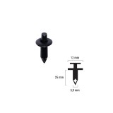 MBS Nit plastic, Suzuki 0940906317, RMS, 1 bucata, Cod Produs: 121832018RM
