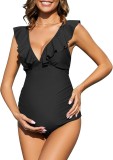 Cumpara ieftin Costum de baie de maternitate intreg Durio, negru, M - OUTLET