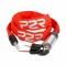 Antifurt Bicicleta P2R AVENIR - 4x650 mm, Rosu Ultimate FactoryBikes