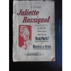 Juliette Rossignol - L. Dumur