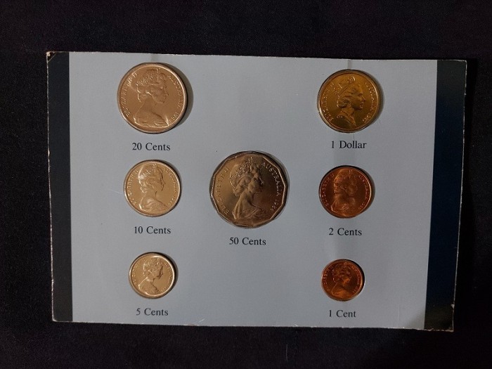 Seria completata monede - Australia 1984