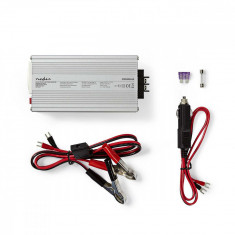 Invertor de tensiune cu usb, 24V - 230V, 300W, Nedis foto