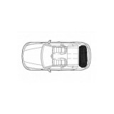 Covor portbagaj tavita compatibil Tesla Model S Cod: PB 7005 / PBA2 Automotive TrustedCars