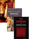 Pachet romane clasice dragoste: 1. Maitreyi; 2. Orasul cu salcami; 3. Adam si Eva - Mircea Eliade, Liviu Rebreanu, Mihail Sebastian