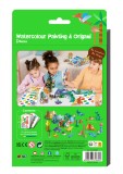 Set creativ 2 in 1 - Pictura si Origami - Dinozauri | Avenir