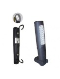 Lampa De Lucru Portabila 24+6 Leduri Dublu Magnetica Suport Si Baza Metalica JBM