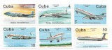 Cuba - Zborurile transatlantice ale companiei Cubana Airlines, 1988 - serie neobliterata