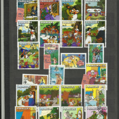 Lot peste 100 diverse tari colite/ blocuri/ serii CTO - copii povesti desene