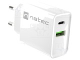 Alimentator Pulsatoriu NATEC 5-12V DC 3A 20W Compact Plug-in