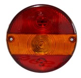 Lampa auto BestAutoVest pentru remorca rotunda stanga/dreapta cu lampa numar 12/24V , 140mm , 1 buc. Kft Auto, AutoLux