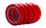 Banda acrilica dublu adeziva 20mm x 3m Red, Ikonka