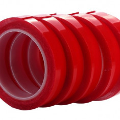 Banda acrilica dublu adeziva 20mm x 3m Red