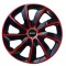 Set 4 Capace Roti 17 inchi, Stig Red, Compatibile Cu Daewoo