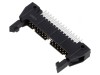 Conector IDC soclu tată 30 PIN drept cu ejector lung THT