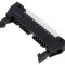 Conector IDC soclu tată 30 PIN drept cu ejector lung THT