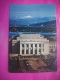 HOPCT 20175 PALATUL MONT BLANC -GENEVE / GENEVA IN 1965 -STAMPILA / TIMBRU -ELVETIA -CIRCULATA