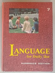 LANGUAGE FOR DAILY USE , by MILDRED A. DAWSON ...M. ARDELL ELWELL , illustrations by DAVID JONAS and RON MAIDENBERG , 1965