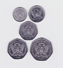Moneda Sao Tome si Principe 100 - 2.000 Dobras 1997 - KM#87-91 UNC ( set x5 - vezi descriere )