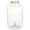 Dozator de apa XXL cu robinet, transparent, 8 L, sticla