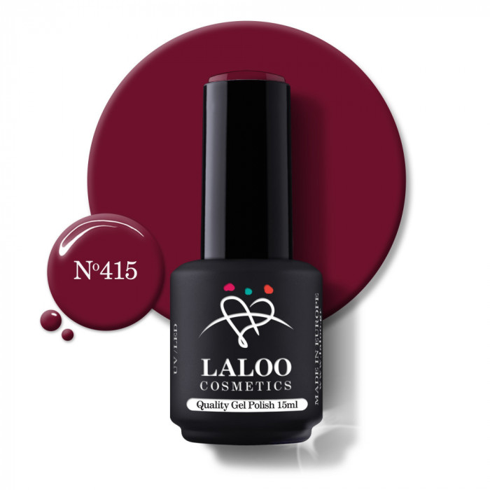 &Nu;&omicron;.415 Deep Brick Red | Laloo gel polish 15ml