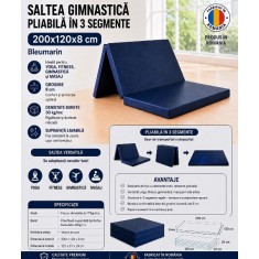 Saltea gimnastica pliabila 200x120x8cm