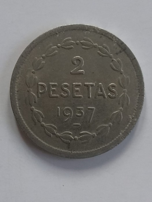 2 pesetas 1937
