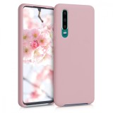 Husa pentru Huawei P30, Silicon, Rose Gold, 47414.156, Roz, Carcasa, Kwmobile