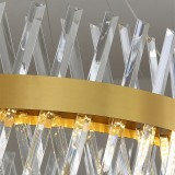 Candelabru LED CASERTA cu Telecomanda, 41W, Dimabil, Diametru 40cm, Auriu ModernLight Concept