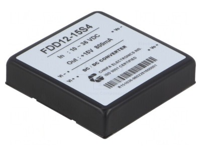 Convertor DC/DC 12W 10-36V la 15V 800mA foto