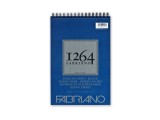 Bloc desen 1264 Black Drawing, A4, 200gr, 40 file, cu spirala Fabriano