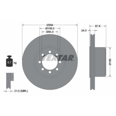 Textar Disc frana foto