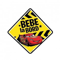 Semn auto Bebe la Bord - Cars SEV9621 foto