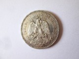 Mexic 50 Centavos 1945 argint in stare foarte buna la cel mai mic pret,diametrul:27 mm,greutate:8,35 grame