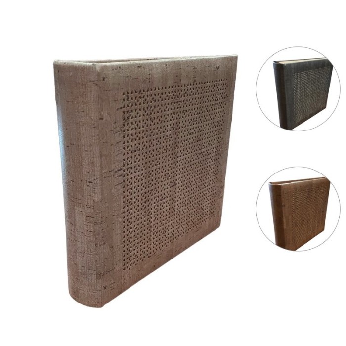 Album foto, 200 buzunare slip-in, 10x15 cm, coperta frontala cu perforatii, diverse culori - Maro deschis